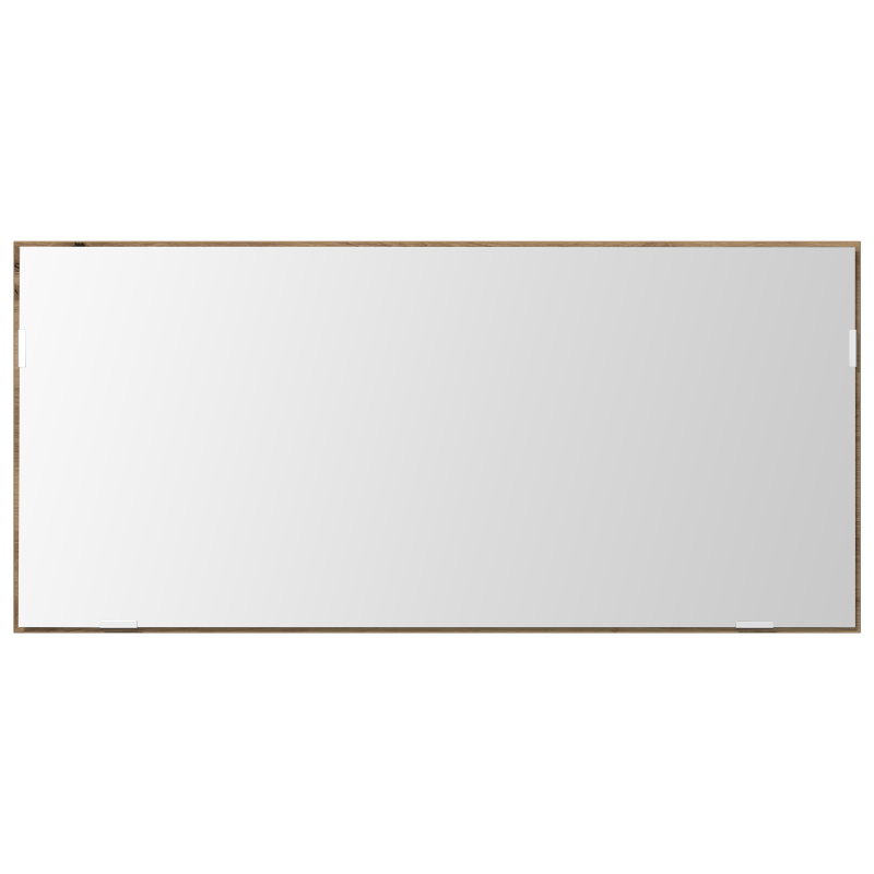 Badezimmer Spiegelschrank mit LED Licht Handwerks Eiche 80x37 cm