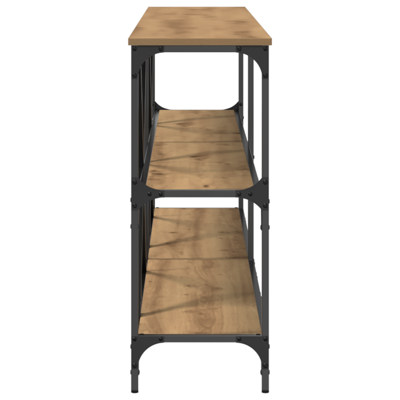 Konsolentisch Artisan Eiche 200x30x75 cm Ingenieurholz & Stahl