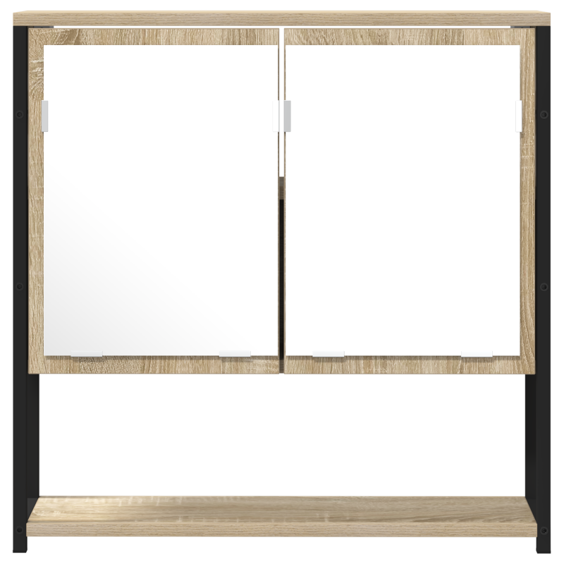 Badspiegelschrank Sonoma Eiche 60x16x60 cm aus Holzwerkstoff