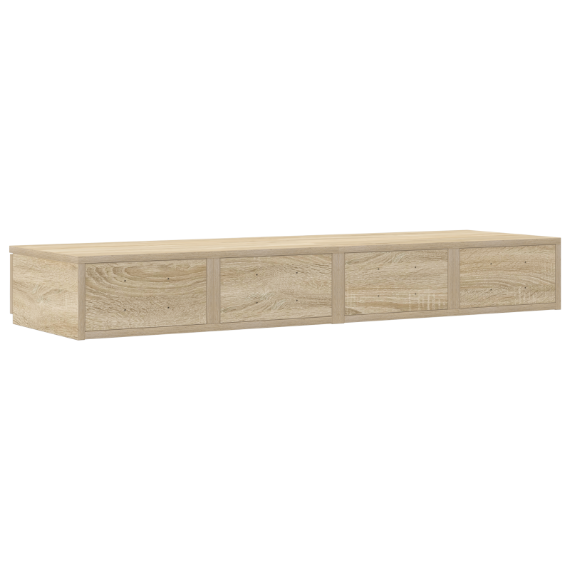 Bett Schubladen Sonoma Eiche 120x36.5x16.5 cm Holzwerkstoff