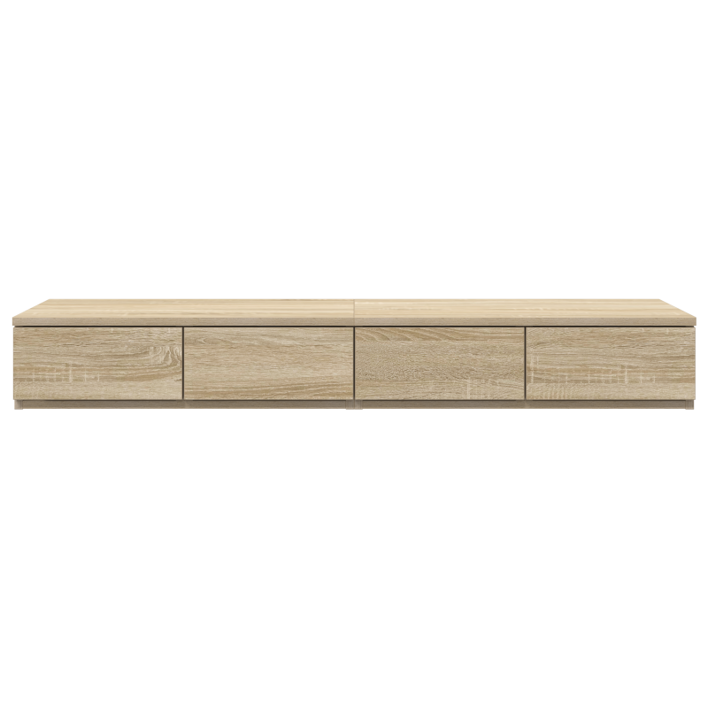 Bett Schubladen Sonoma Eiche 120x36.5x16.5 cm Holzwerkstoff