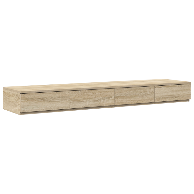 Bettkommoden Sonoma Eiche 160x36,5x16,5 cm Holzwerkstoff