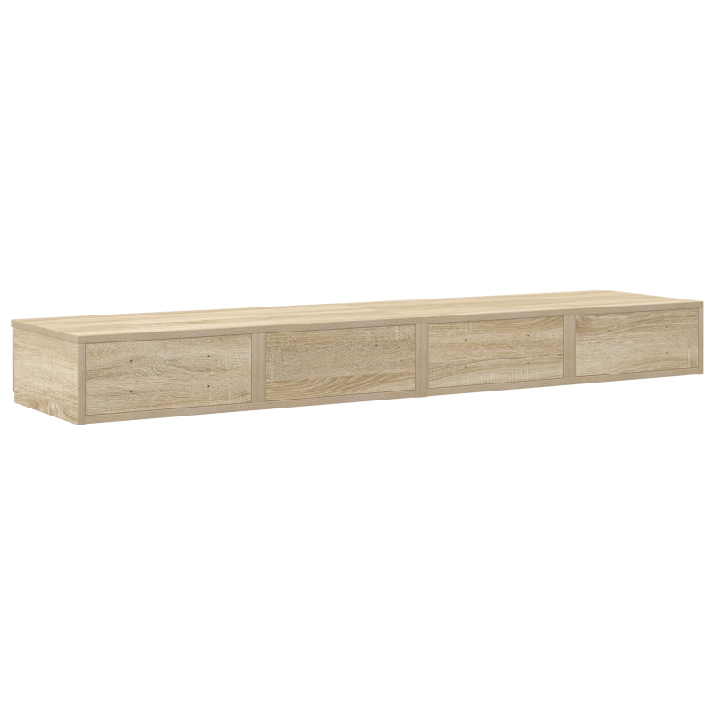 Bettkommoden Sonoma Eiche 160x36,5x16,5 cm Holzwerkstoff