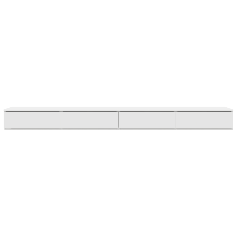 Bett-Schubladen Weiß 180x36,5x16,5 cm aus Holzwerkstoff