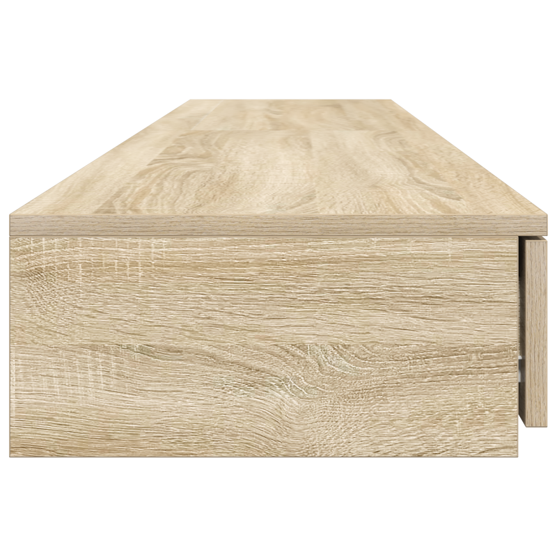 Bett mit Schubladen Sonoma Eiche 180x36,5x16,5 cm aus Holzwerkstoff