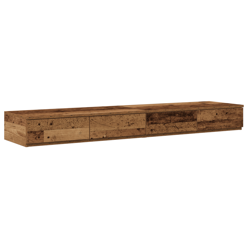 Bettauflagen Alte Holz 135x36,5x16,5 cm Engineered Wood
