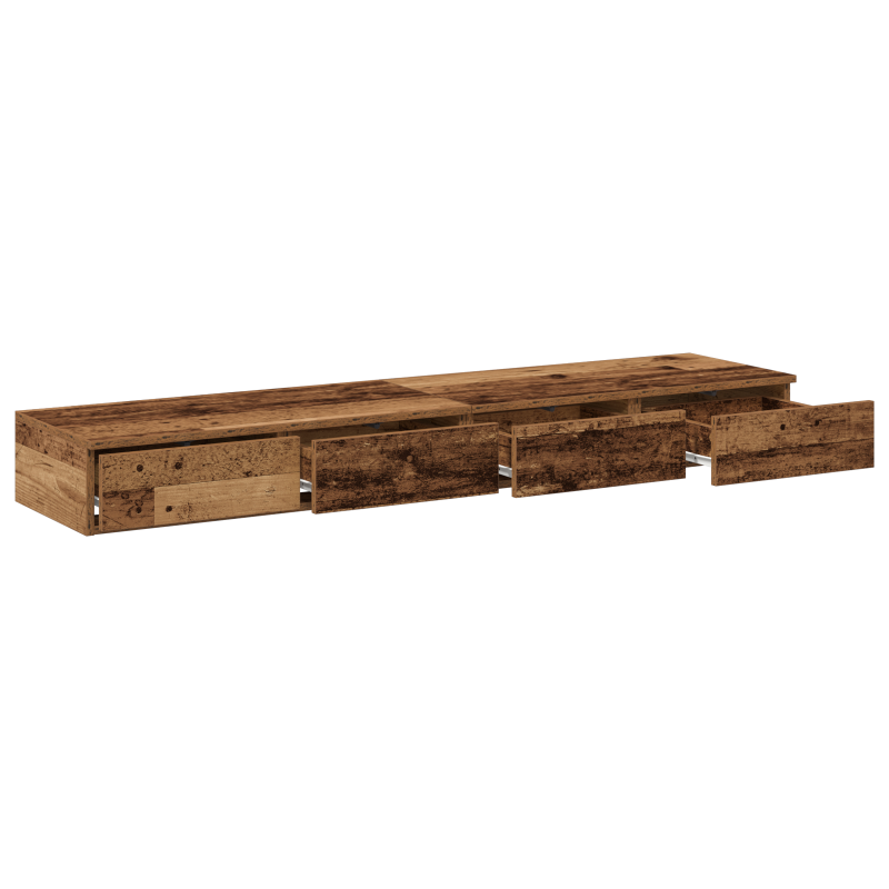 Bettauflagen Alte Holz 135x36,5x16,5 cm Engineered Wood