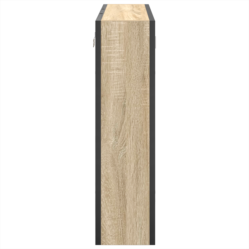 Badezimmer Waschbecken Licht Eiche Spanplatte Medium Aufbewahrung