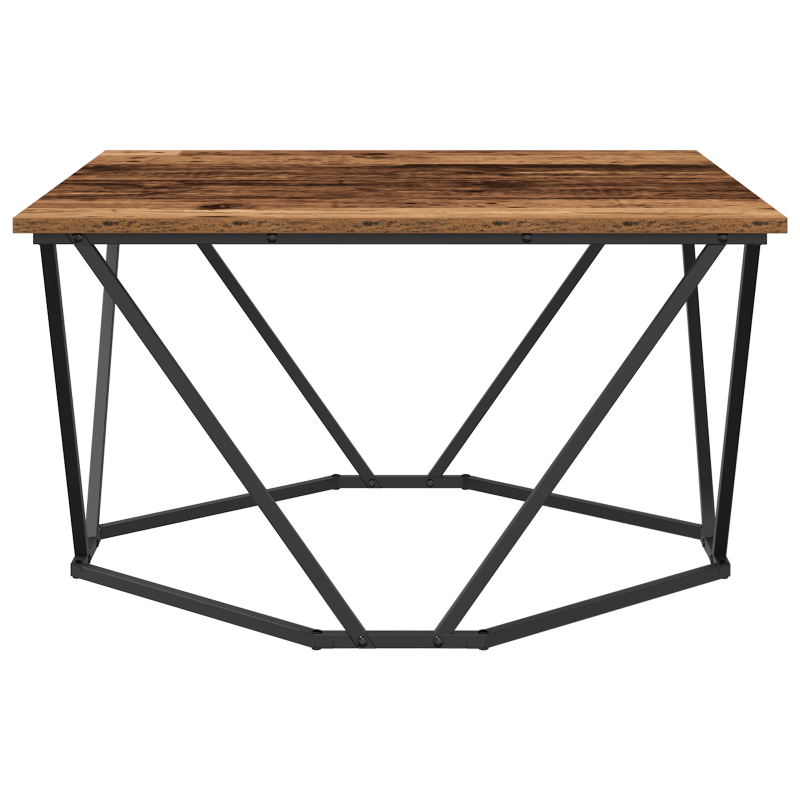 Couchtisch Altholz 80x80x45 cm Engineered Wood