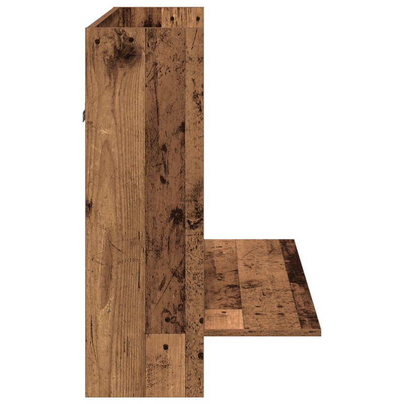Wandmontageschreibtisch Alte Eiche 105x48x75 cm Holzwerkstoff