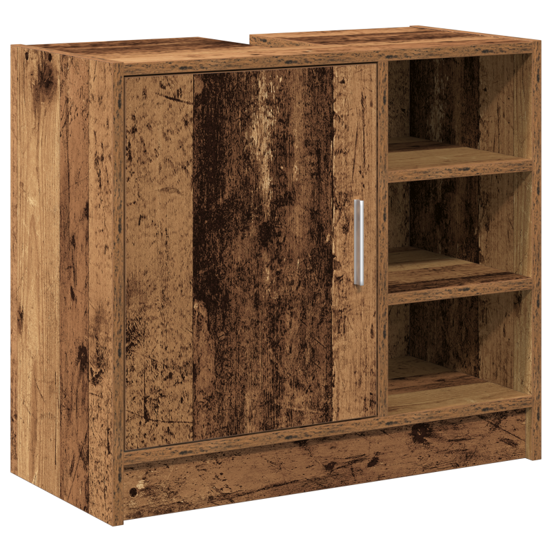 Waschtisch-Schrank Altholz 63x29x55 cm Massivholz