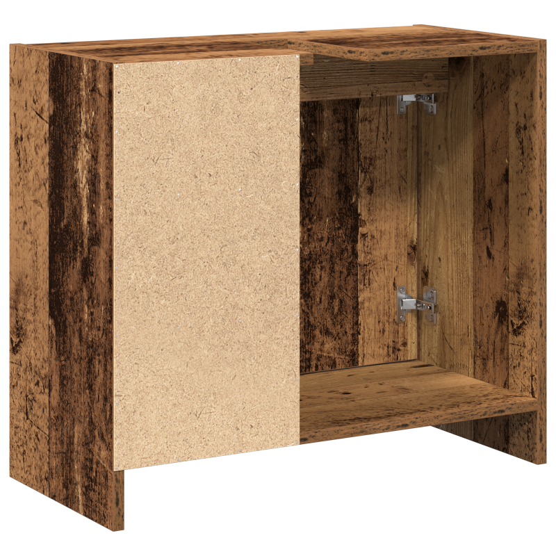 Waschtisch-Schrank Altholz 63x29x55 cm Massivholz