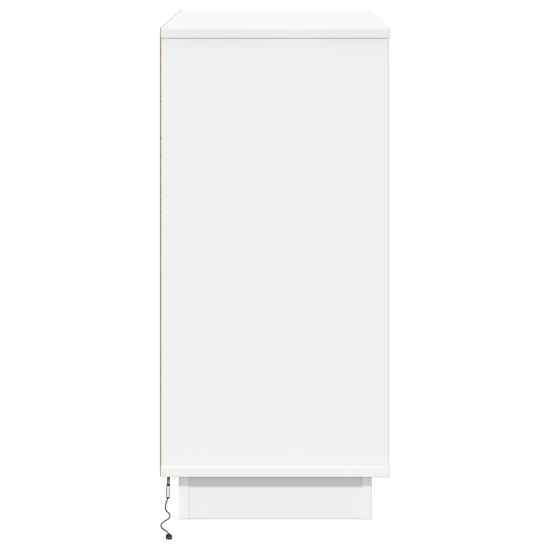 Sideboard mit LED Weiß 71x34,5x75 cm Holzwerkstoff