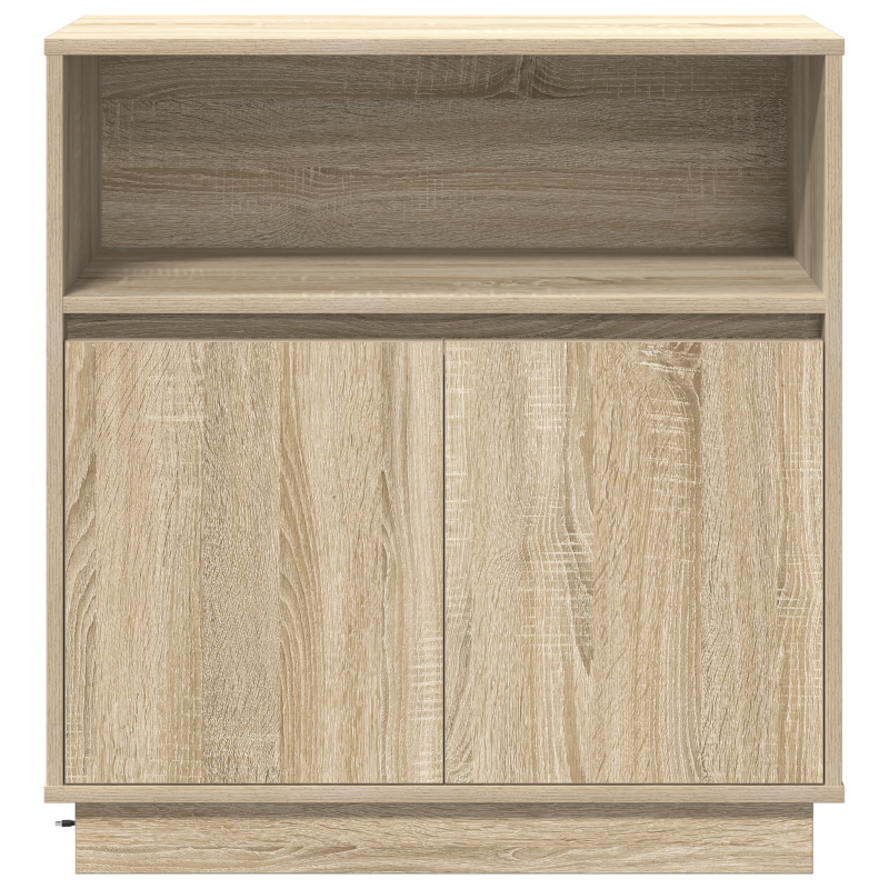 Sideboard mit LED Sonoma Eiche 71x34,5x75 cm Spanplatte