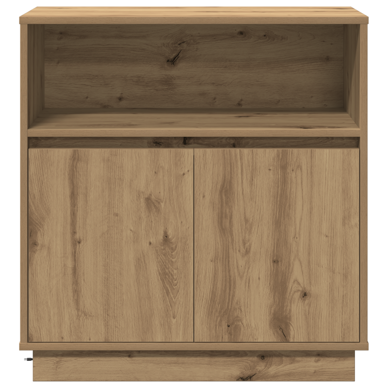 Sideboard mit LED Artisan Eiche 71x34,5x75 cm Holzwerkstoff