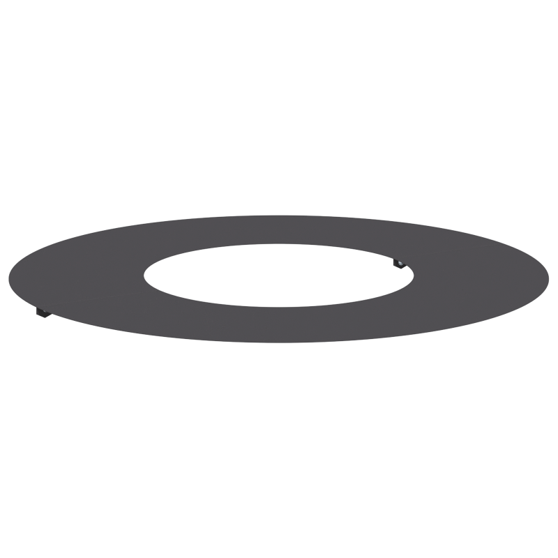 Metallpflanzgefäß Schwarz Metall 60 x 60 x 1.3 cm