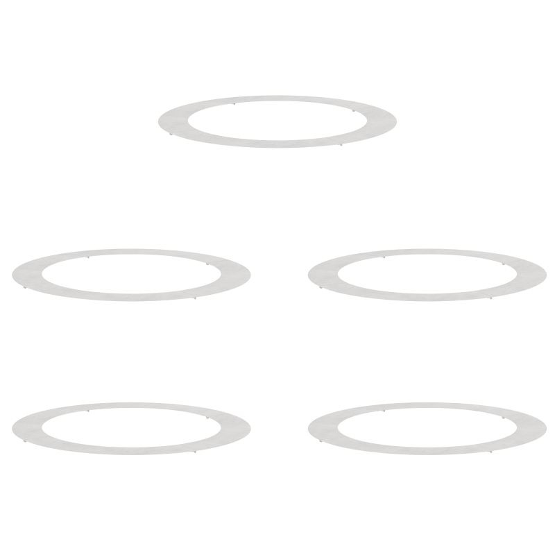 4-teiliges Badezimmermöbelset Altholz Ingenieured Holz