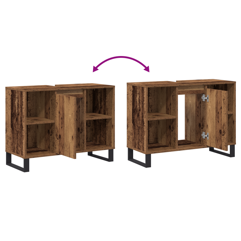 Schiebetür mit Beschlagset ORKDALMassivholz Kiefer