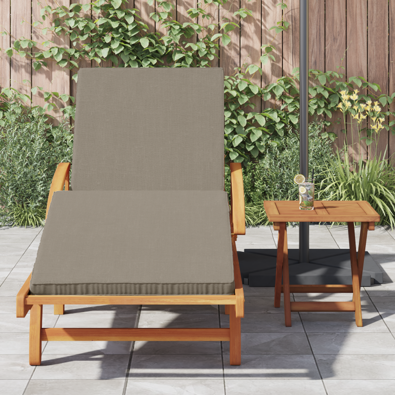 9-teiliges Garten Sofaset mit Kissen Beige Poly Rattan Akazie