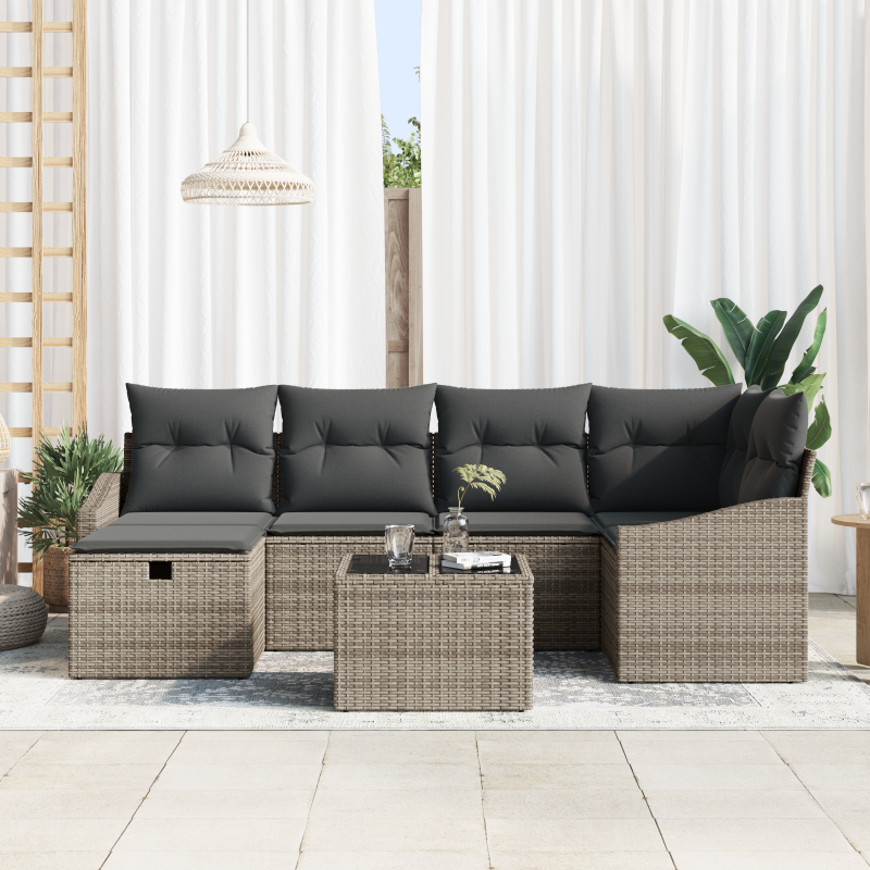 3-teilige Garten Essgruppe Massivholz Akazie