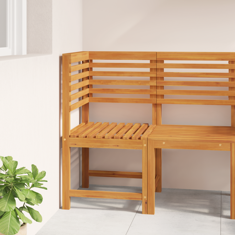 Gartenstuhl Ecke Massivholz Akazie