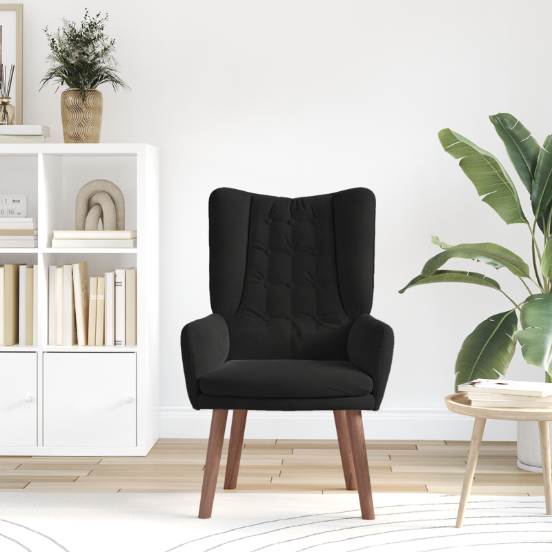 Entspannungssessel Schwarzes Samt