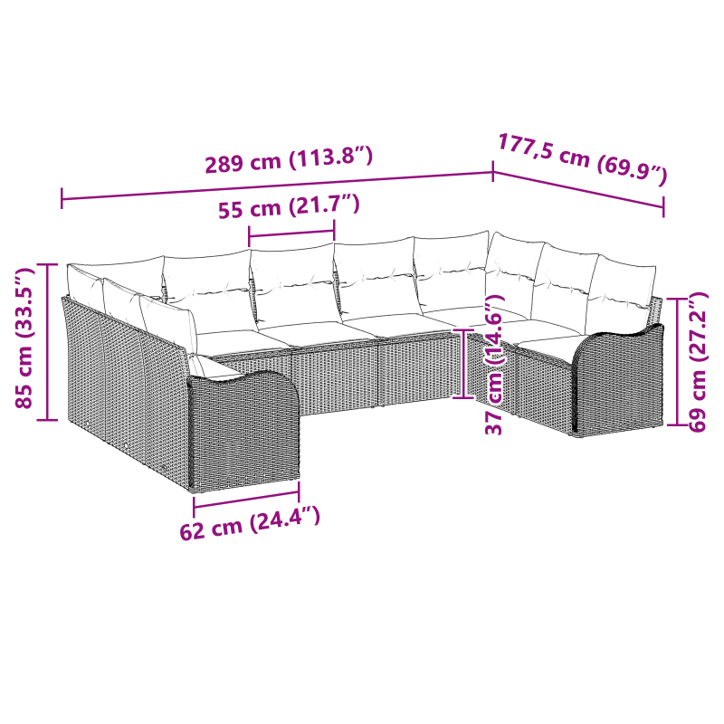 Automatische Einziehbare Markise Weiß 500x300 cm
