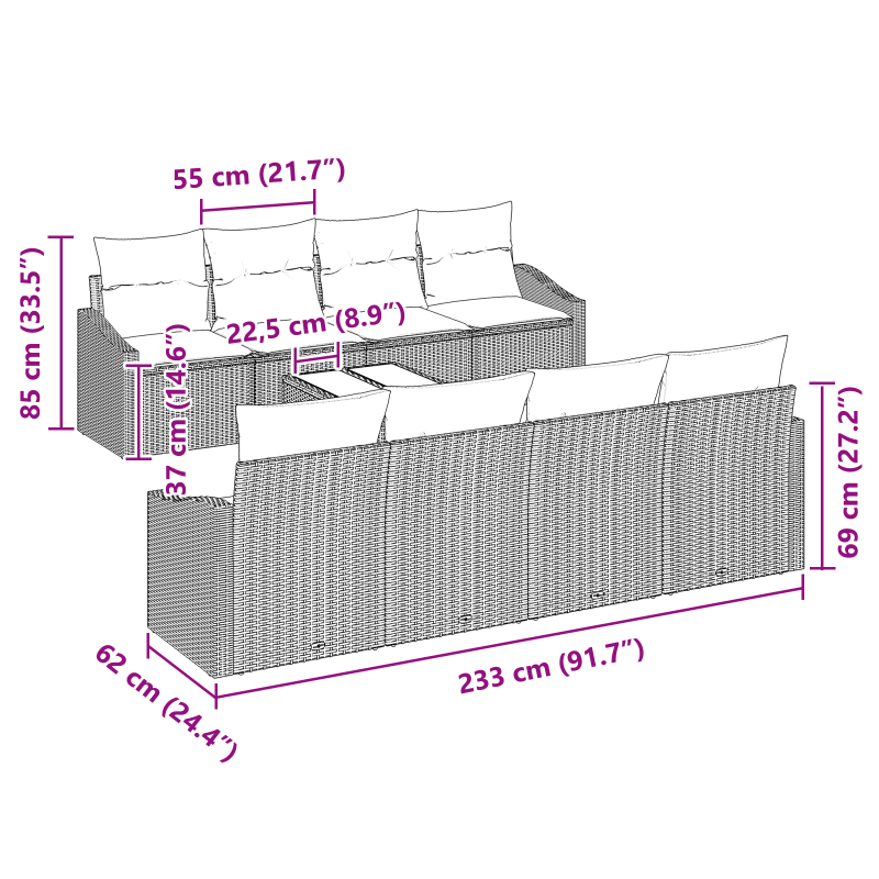 Schiebetür mit Hardware-Set Weiß 73,5x211 cm Massivholz Kiefer