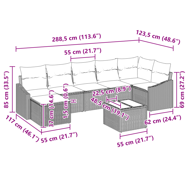 Zaunpfosten 22 Stück U-Channel 120 cm Verzinkter Stahl