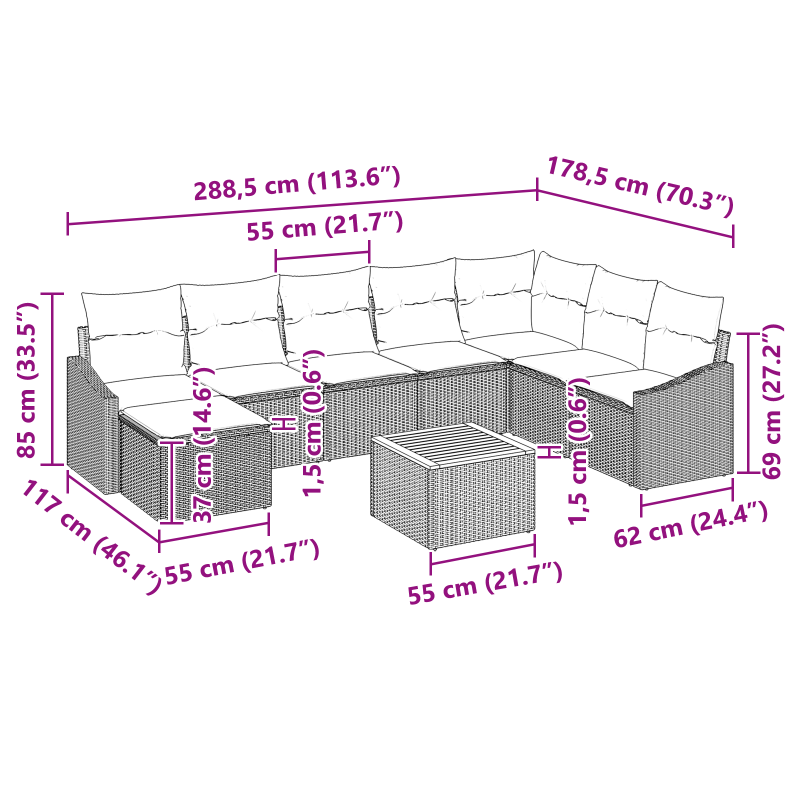 Schiebetür mit Hardware-Set ORKDALMassivholz & Glas