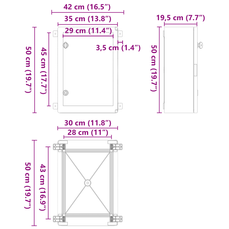 Schiebetür mit Beschlagset ORKDALaus massivem Holz & Glas