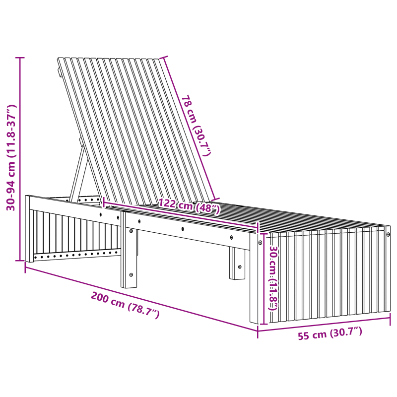 Schiebetür mit Hardware-Set ORKDALWeiß 78x232 cm