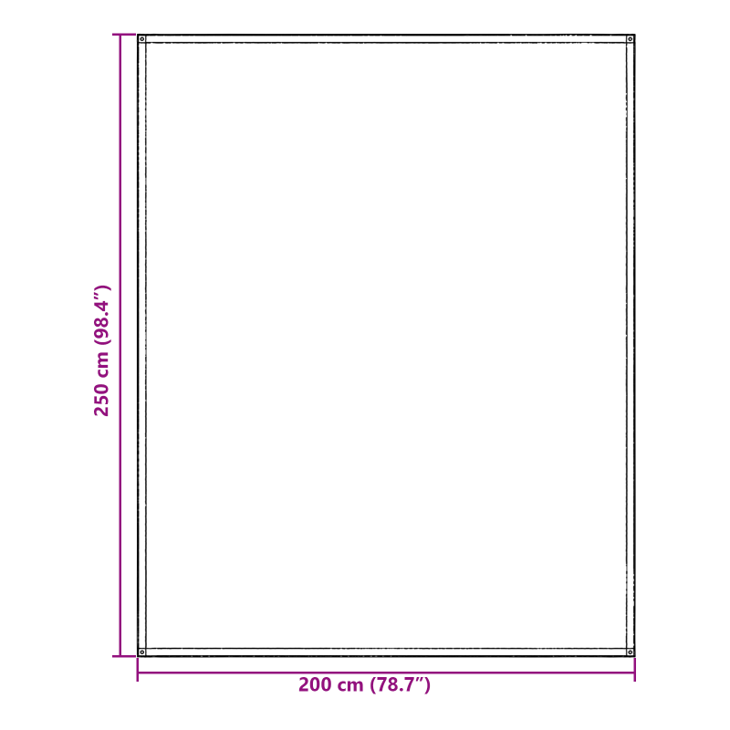 Automatische einziehbare Markise Weiß 500x300 cm