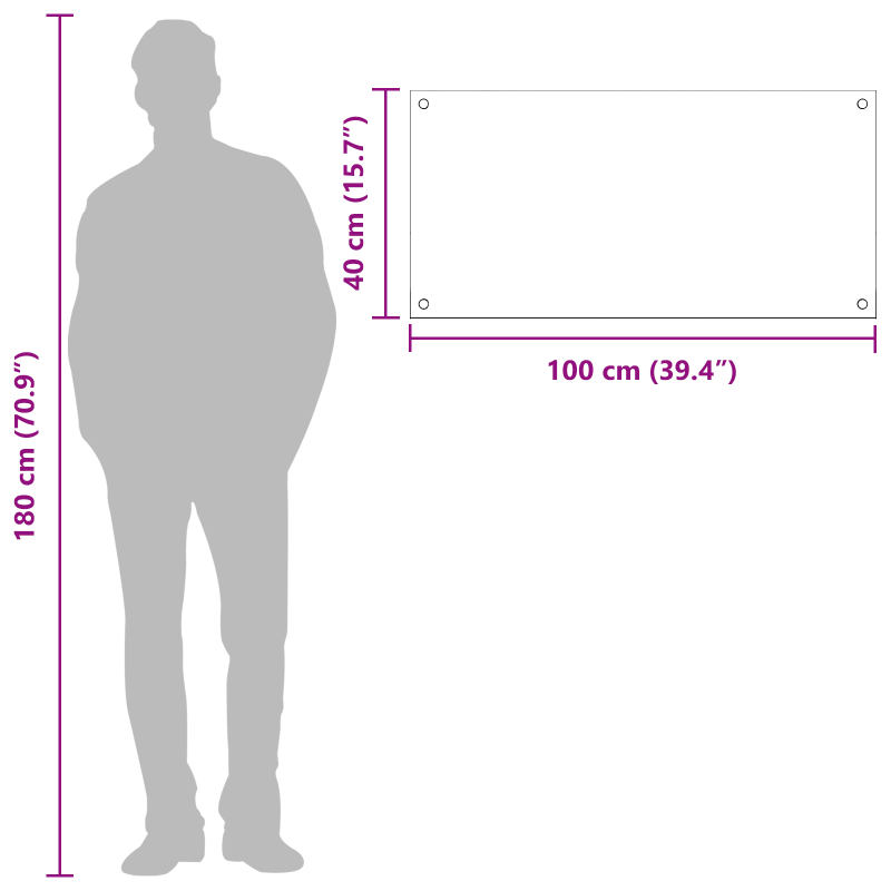 Küchenrückwand Dunkelgrau 100x40x0,6 cm aus Sicherheitsglas