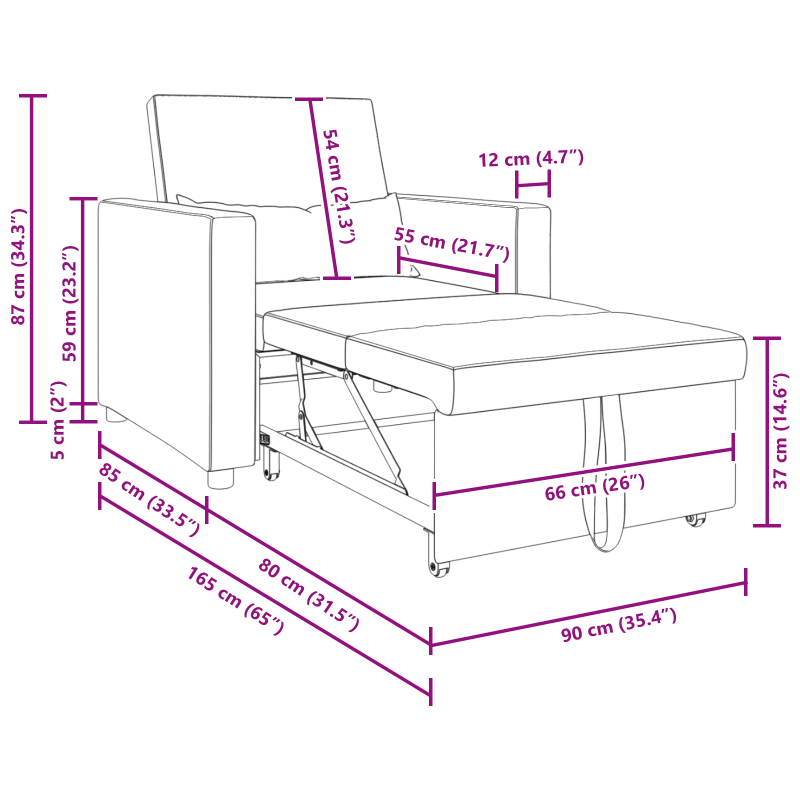 Schiebetür mit Beschläge Set Weiß 78x202 cm Massivholzkiefer
