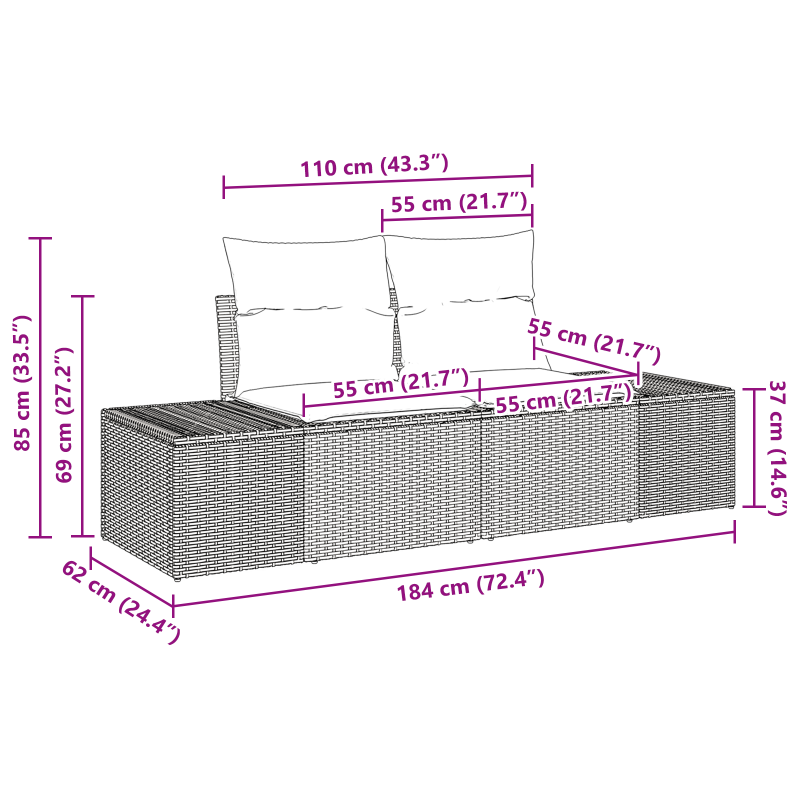 Zaunpfosten 11 Stück U-Kanal 80 cm verzinkter Stahl