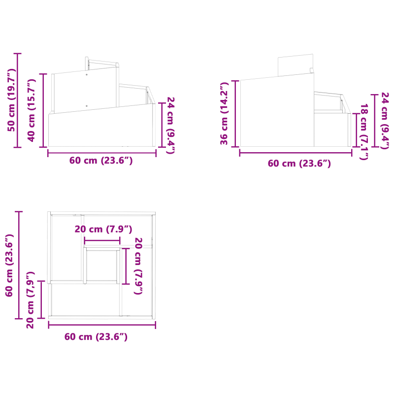 6-teiliges Garten Sofa Set mit Kissen Braun Poly Rattan