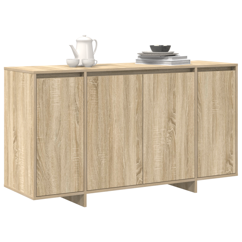 Eiche Sideboard Sonoma Eiche Holzwerkstoff 135 x 41 x 75 cm