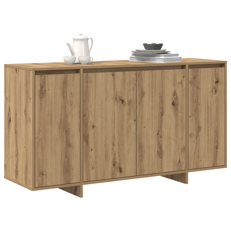 Eichen Sideboard Artisan Eiche Holzwerkstoff 135 x 41 x 75 cm