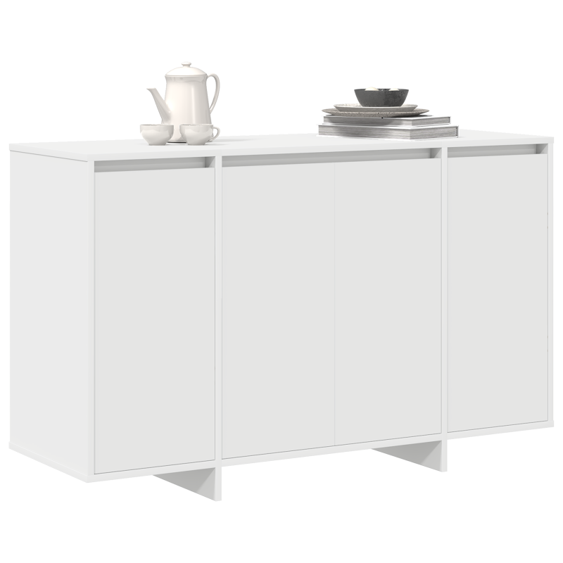 Weißes Sideboard Weiß Beschichtetes Holz 120 x 41 x 75 cm