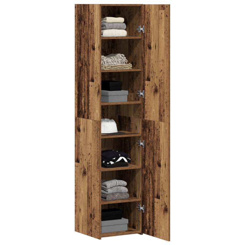 Highboard Altholz 40x42.5x185 cm Holzwerkstoff