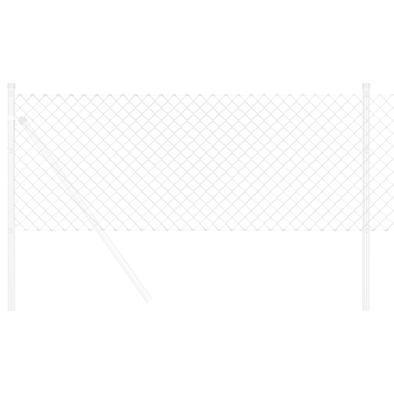 Kettenzaun 0.4x10 m Feuerverzinkter Stahl