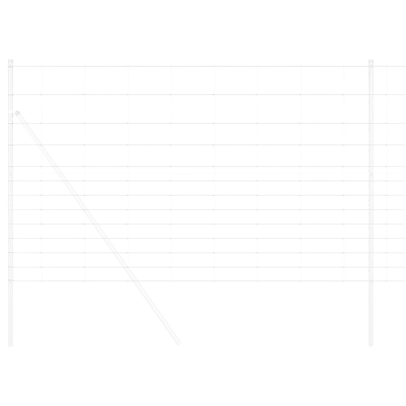 Feldzaun 1,5x25 m verzinkter Stahl