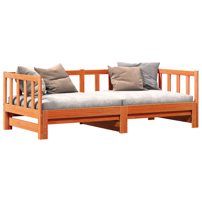 5-teiliges Garten Sofa Set mit Kissen braun Poly Rattan