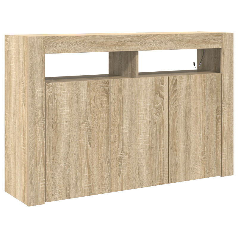 Sideboard Sonoma Eiche Ingenieurl Holz 116 x 30 x 75 cm Sideboard