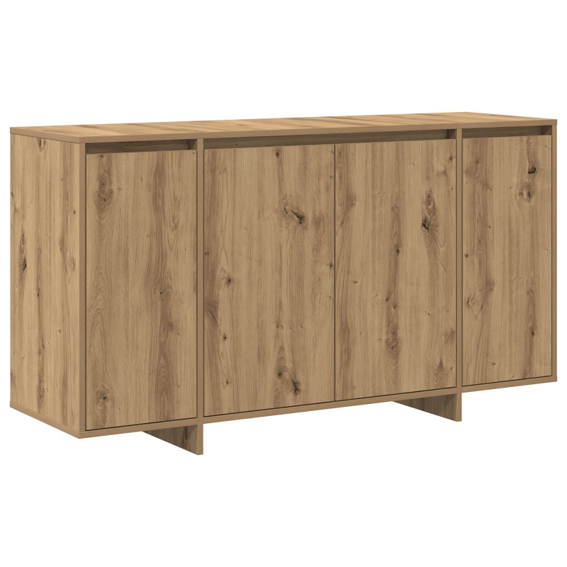 Eichen Sideboard Artisan Eiche Holzwerkstoff 135 x 41 x 75 cm