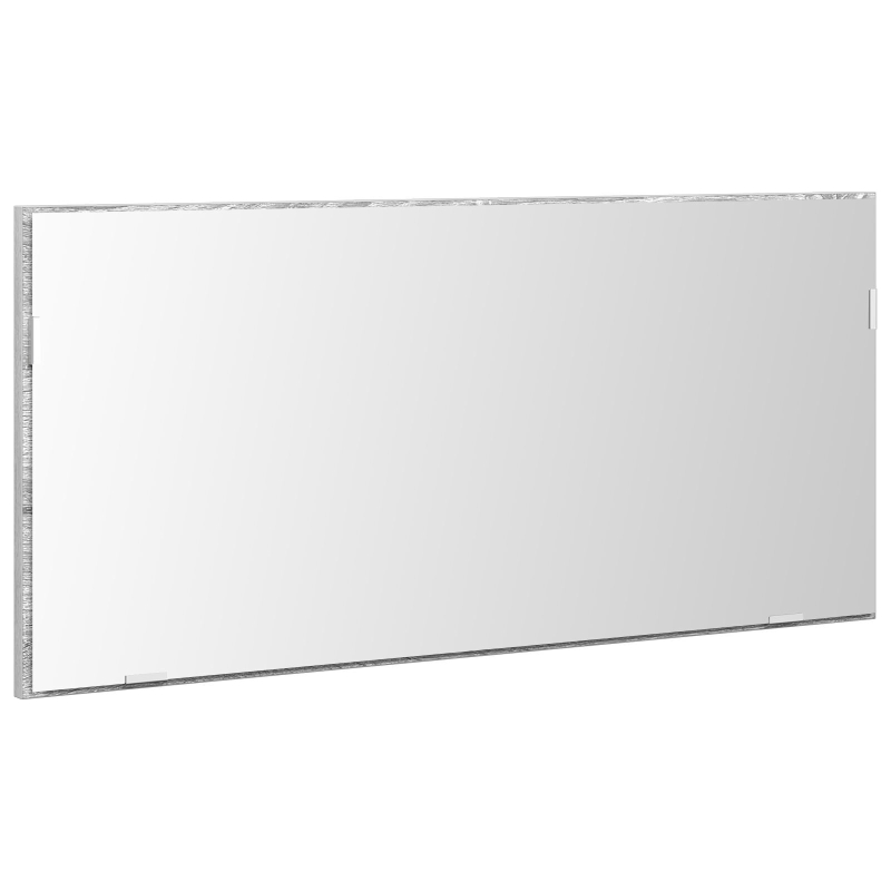 Badezimmer-Spiegelschrank mit LED Licht Grau Sonoma 80x37 cm