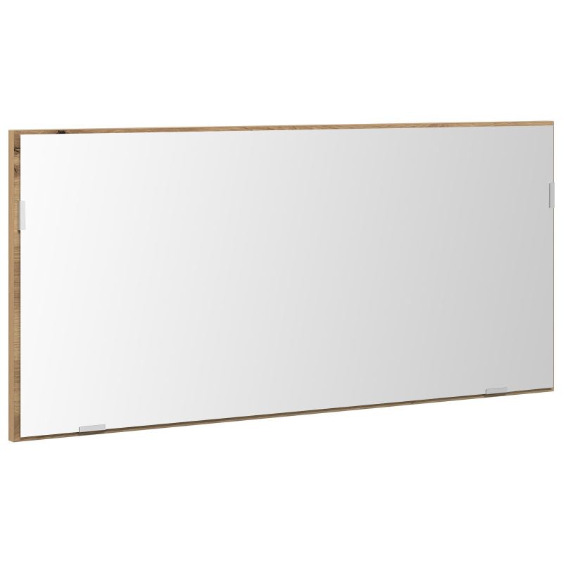 Badezimmer Spiegelschrank mit LED Licht Handwerks Eiche 80x37 cm